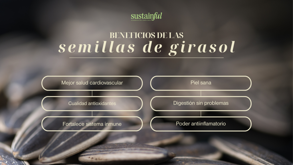 Beneficios de las semillas de girasol