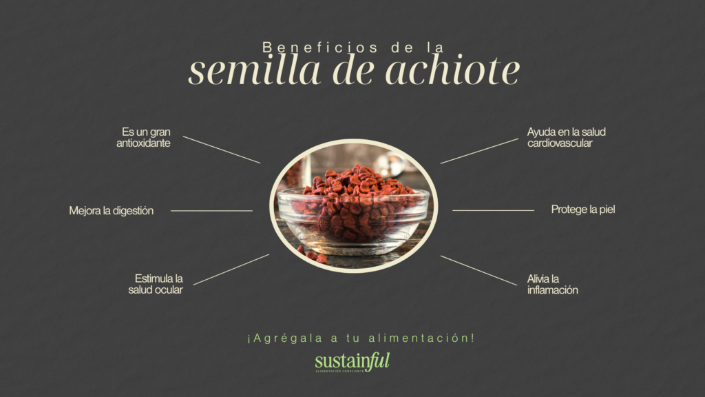 Beneficios de la semilla de achiote